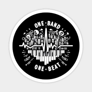 one band one beat Magnet